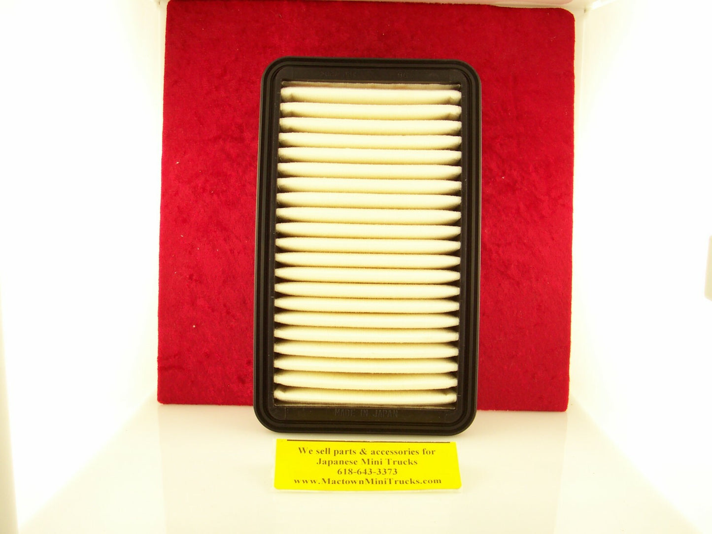 Japanese Mini Truck Air Filter Fits: Suzuki Carry DB52T, DA62T, DA63T
