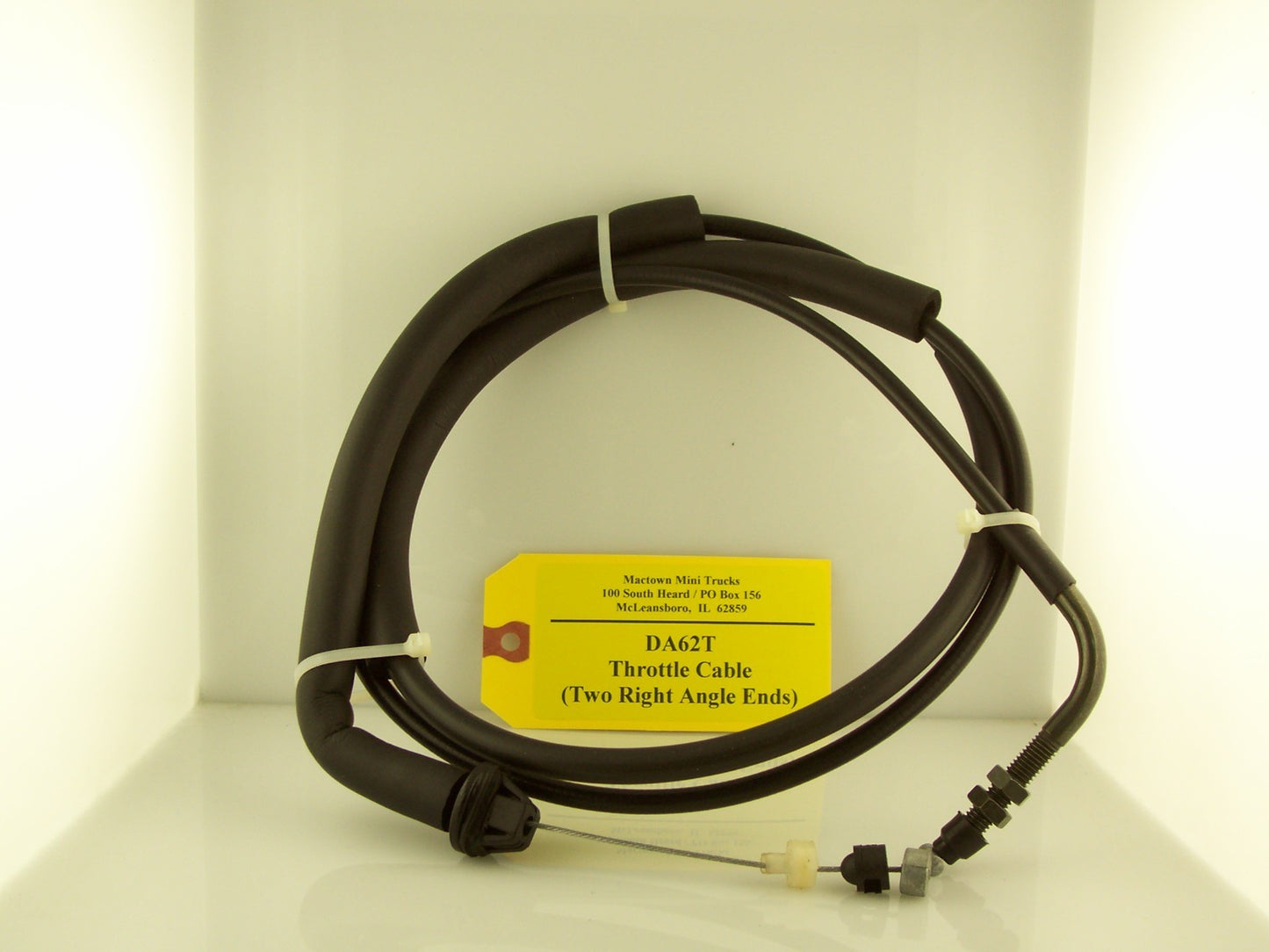 Suzuki Carry Throttle Cable DB52T/DA62T/DA63T w/2 right angle ends *****NEW*****