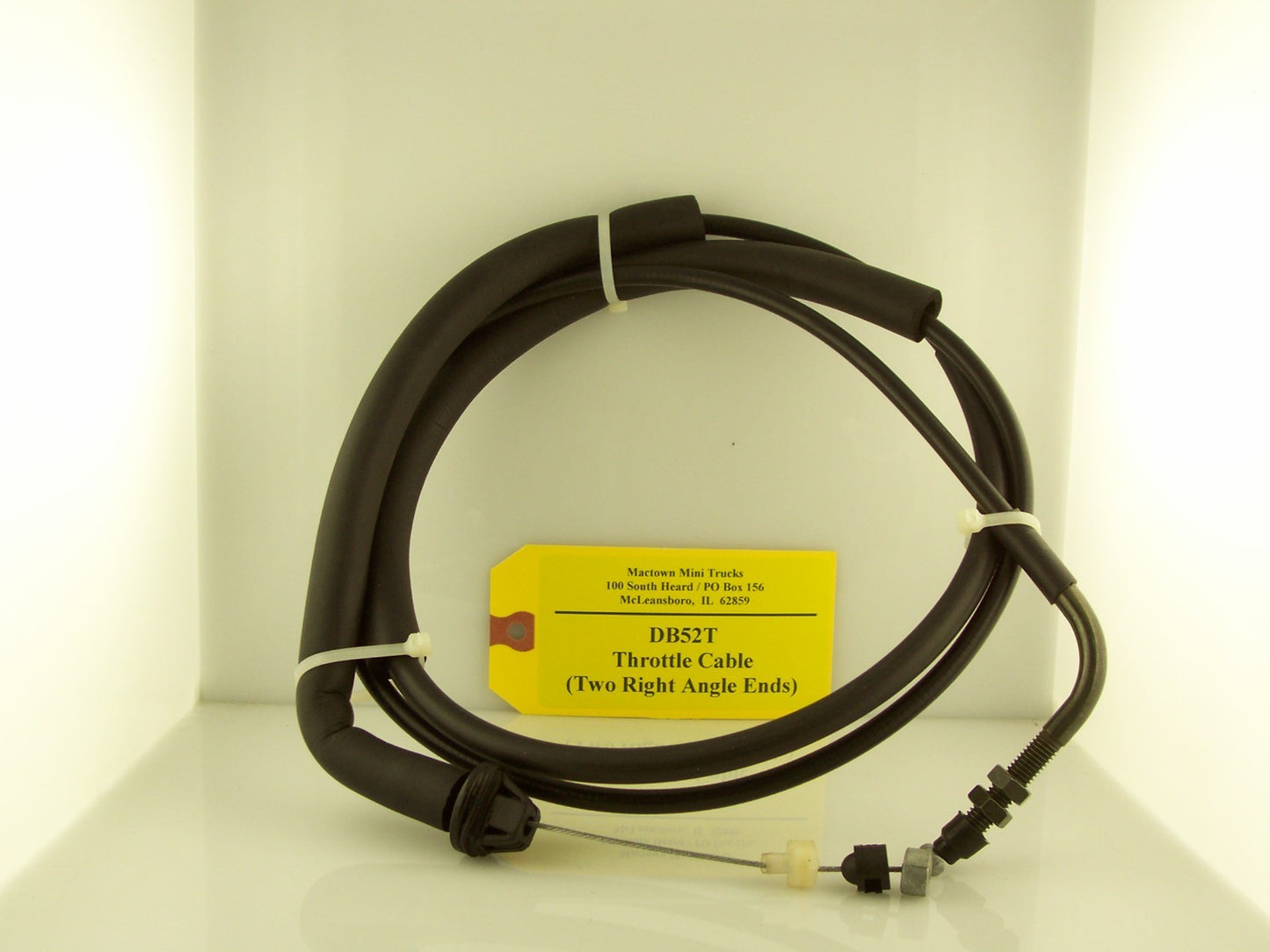 Suzuki Carry Throttle Cable DB52T/DA62T/DA63T w/2 right angle ends *****NEW*****
