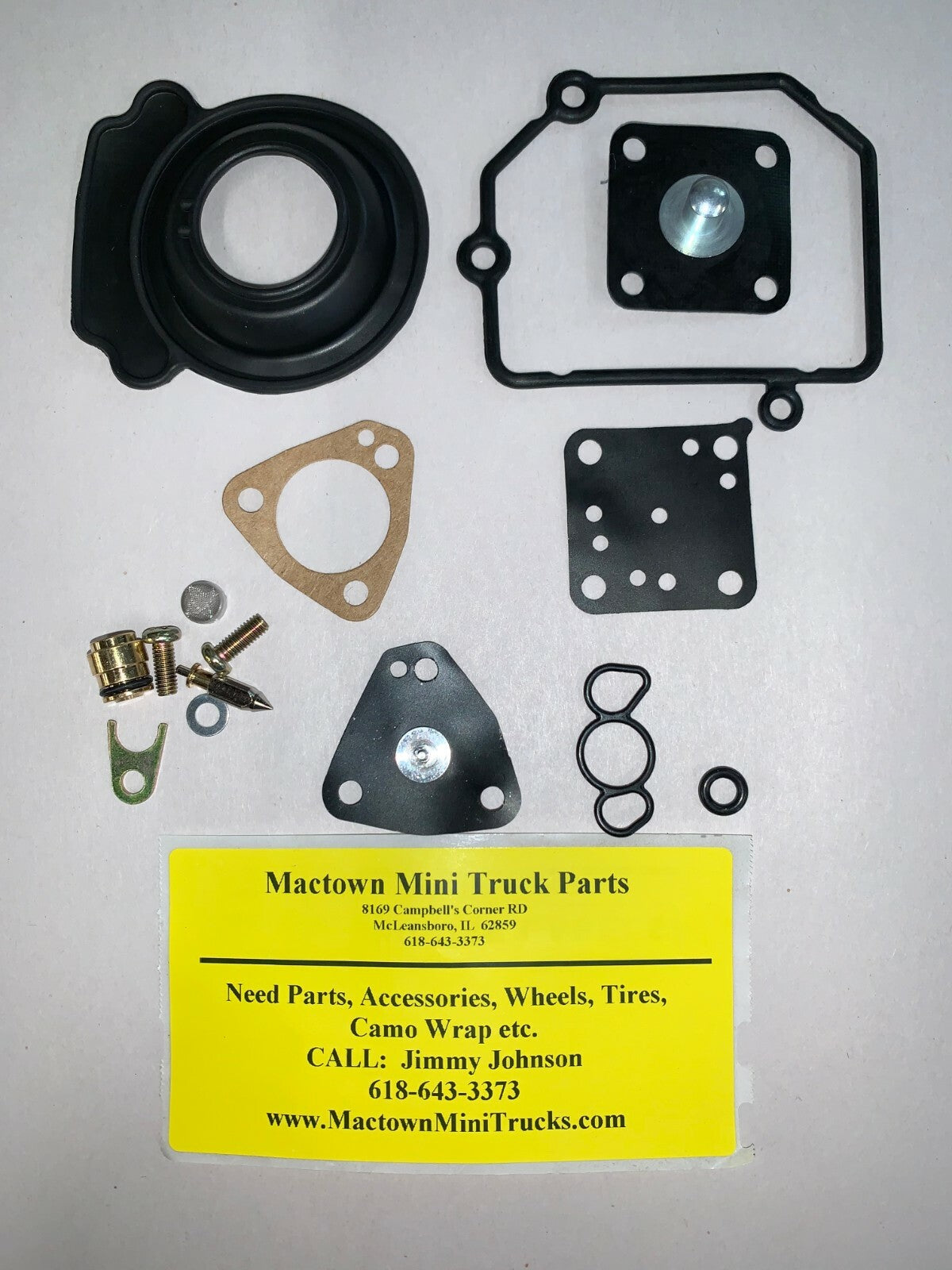 Suzuki Carry DD51T/ DB51T w/F6A Engine Carburetor Kit + Needle Valve & Seat